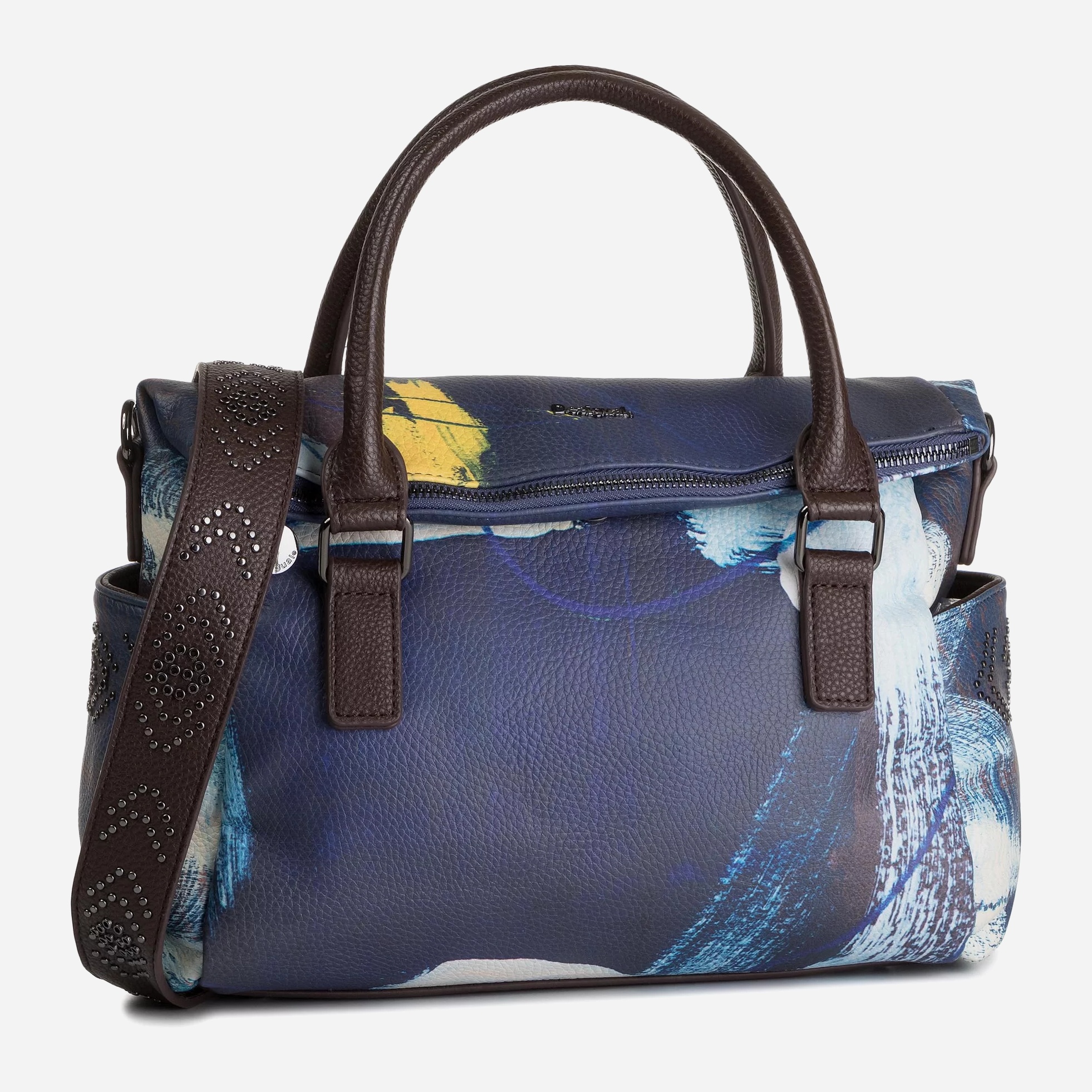 

Женская сумка Desigual 19WAXPDZ-5000 Синяя с принтом