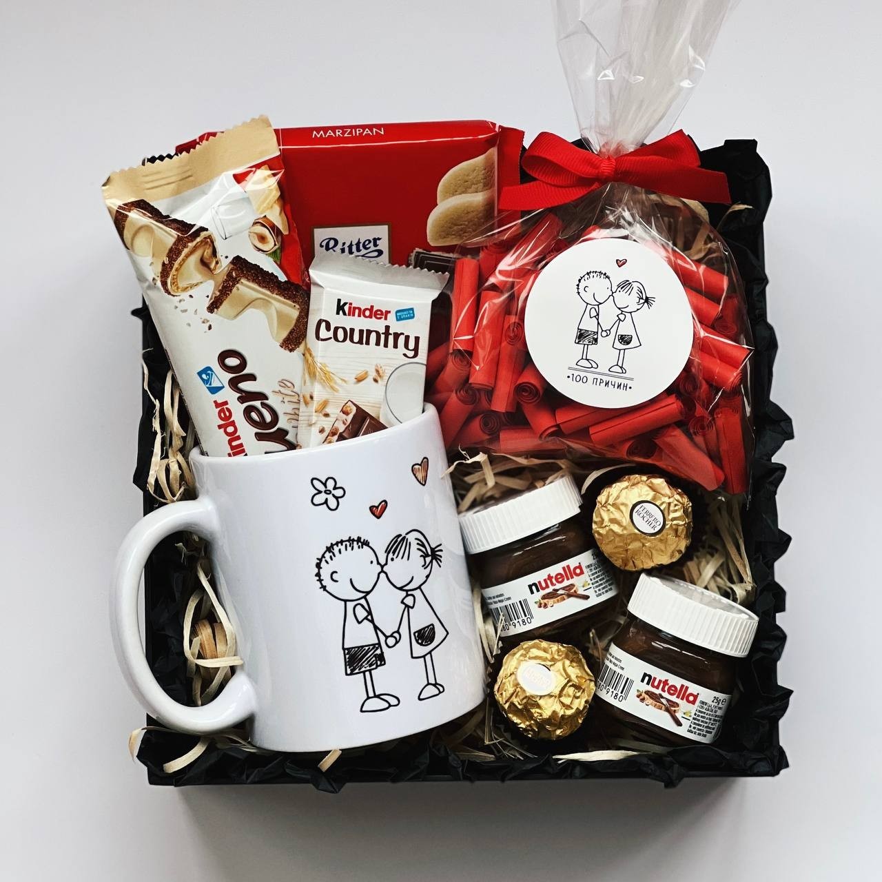 

Подарок для девушки на день влюбленных и 8 марта 100 причин любви (РУС)