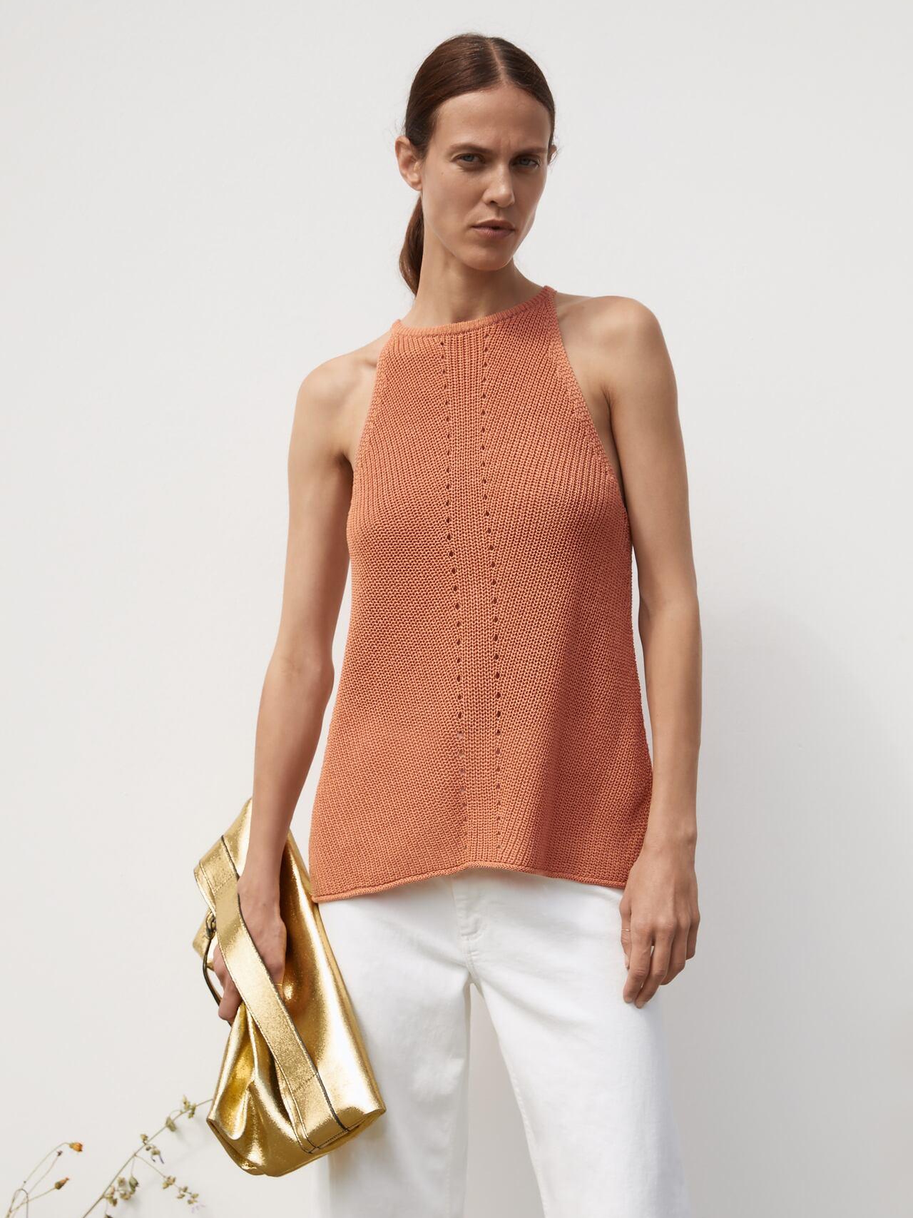 

Топ Zara XAZ239300IWAW  Бледно-коричневый, Топ Zara XAZ239300IWAW M Бледно-коричневый