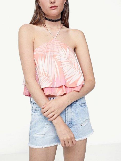 Топ жіночий Stradivarius XAZ271438AFRN L Персиковий з рожевим від Rozetka на платформі USKIDKA Акція на Топ жіночий Stradivarius XAZ271438AFRN L Персиковий з рожевим від Rozetka