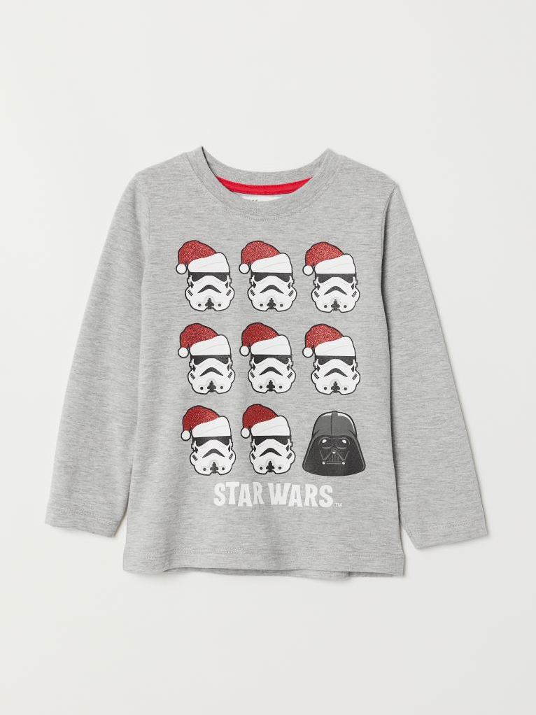 

Лонгслив H&M 0675939 110 cm (59720110cm) Серый