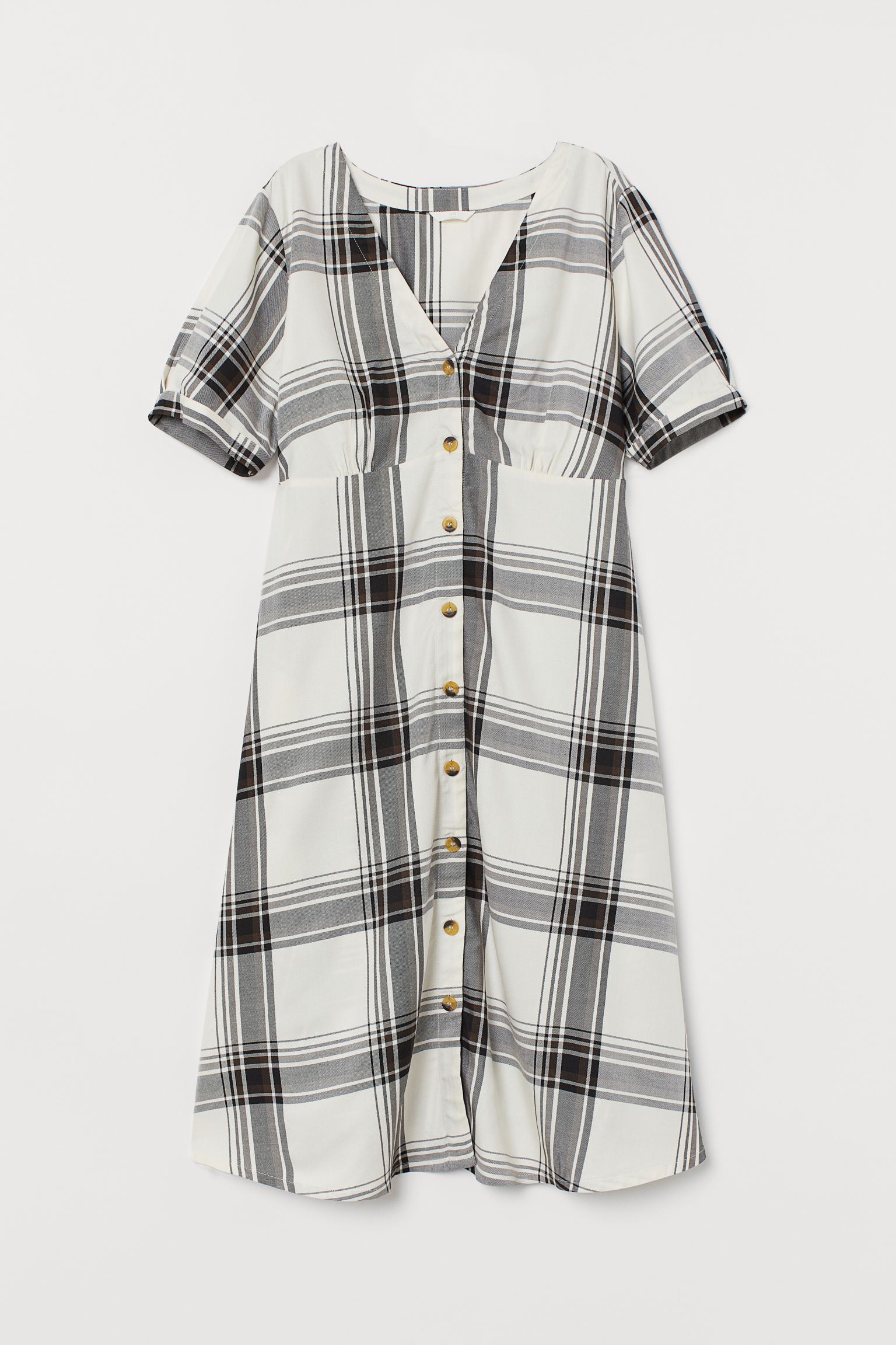 

Платье для беременных H&M XXL бело черный клетка 22127567820