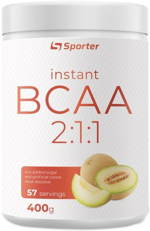 

Аминокислоты Sporter Instant BCAA 400 г Дыня (4820249720622)