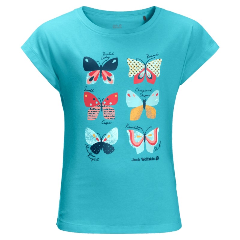 

Футболка BUTTERFLY T GIRLS Jack Wolfskin 1608971-1355 140 Синий (4060477841557)