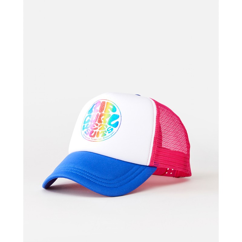 

Кепка ESSENTIALS FOIL TRUCKER Rip Curl GCAJX1-70 OS Белый Розовый Синий