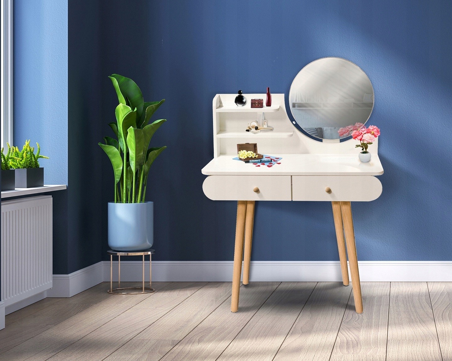 

Столик косметический JUMI SCANDI White