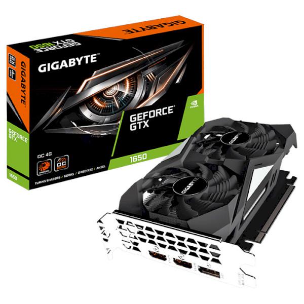 

Видеокарта GIGABYTE GeForce GTX 1650 4GB GDDR5 128-bit OC (GV-N1650OC-4GD)