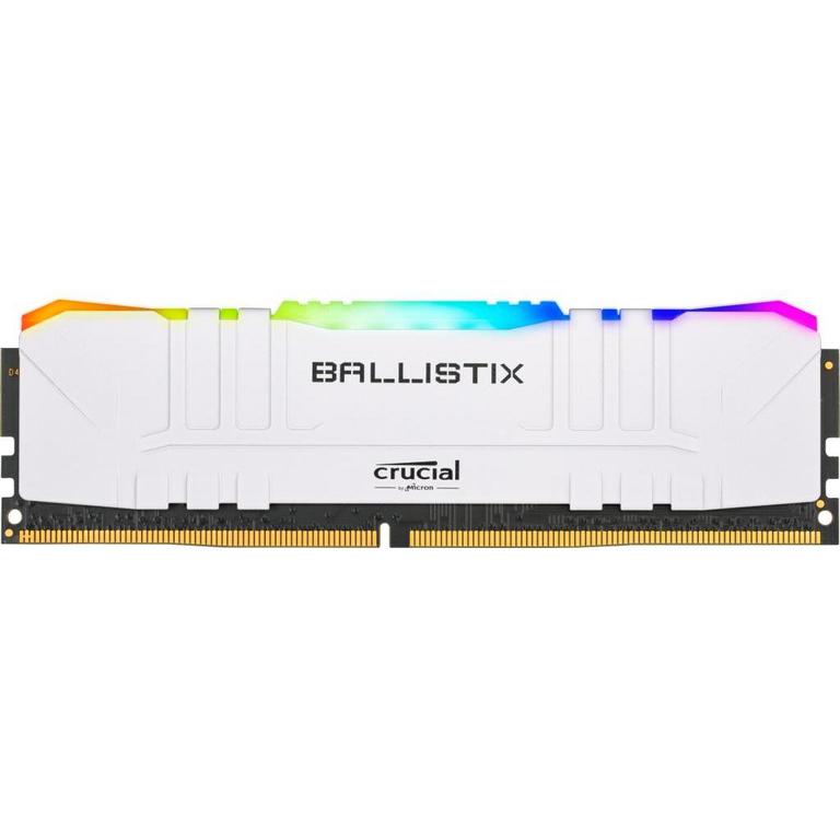 

Модуль памяти CRUCIAL Ballistix RGB White DDR4 3200MHz 8GB (BL8G32C16U4WL)