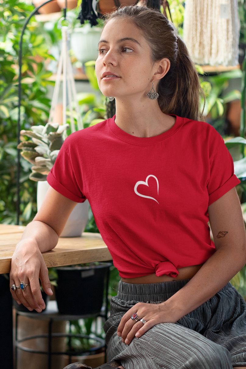 

Женская OLDISEN футболка “Почуття-3” – Красный, L-XL | 48-50 WTP-013M
