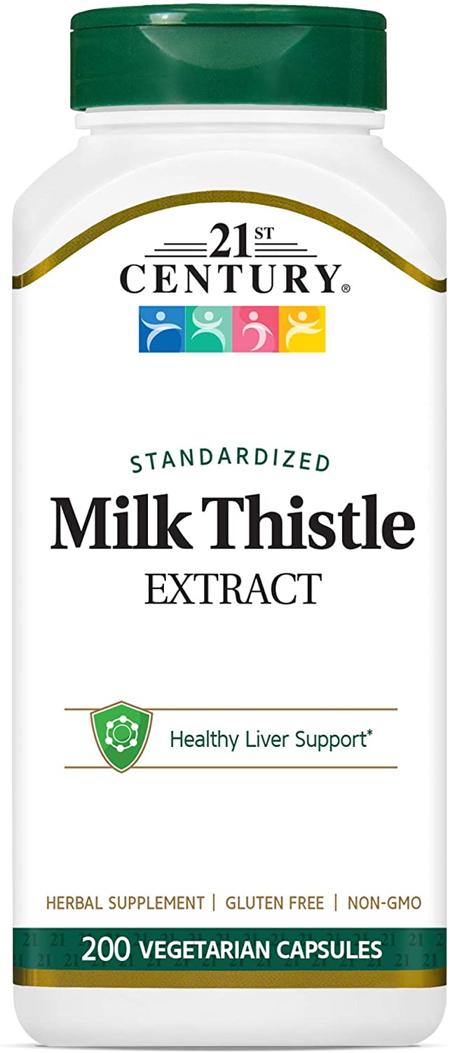 

21st Century Milk Thistle Extract 200 капсул (4384304126)