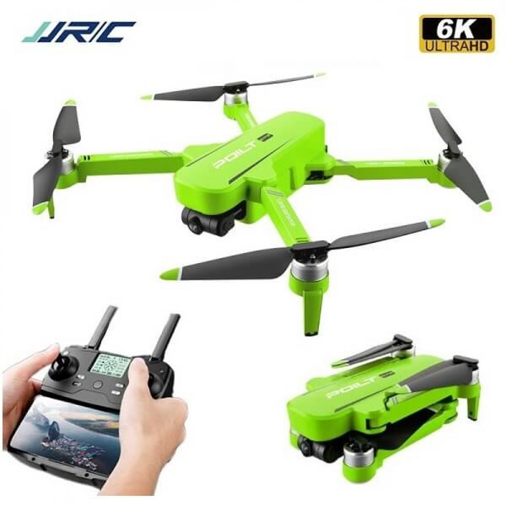 

Квадрокоптер JJRC X17 Green − с камерой 6К, ESC, FPV, GPS, БК, до 1км, до 30мин