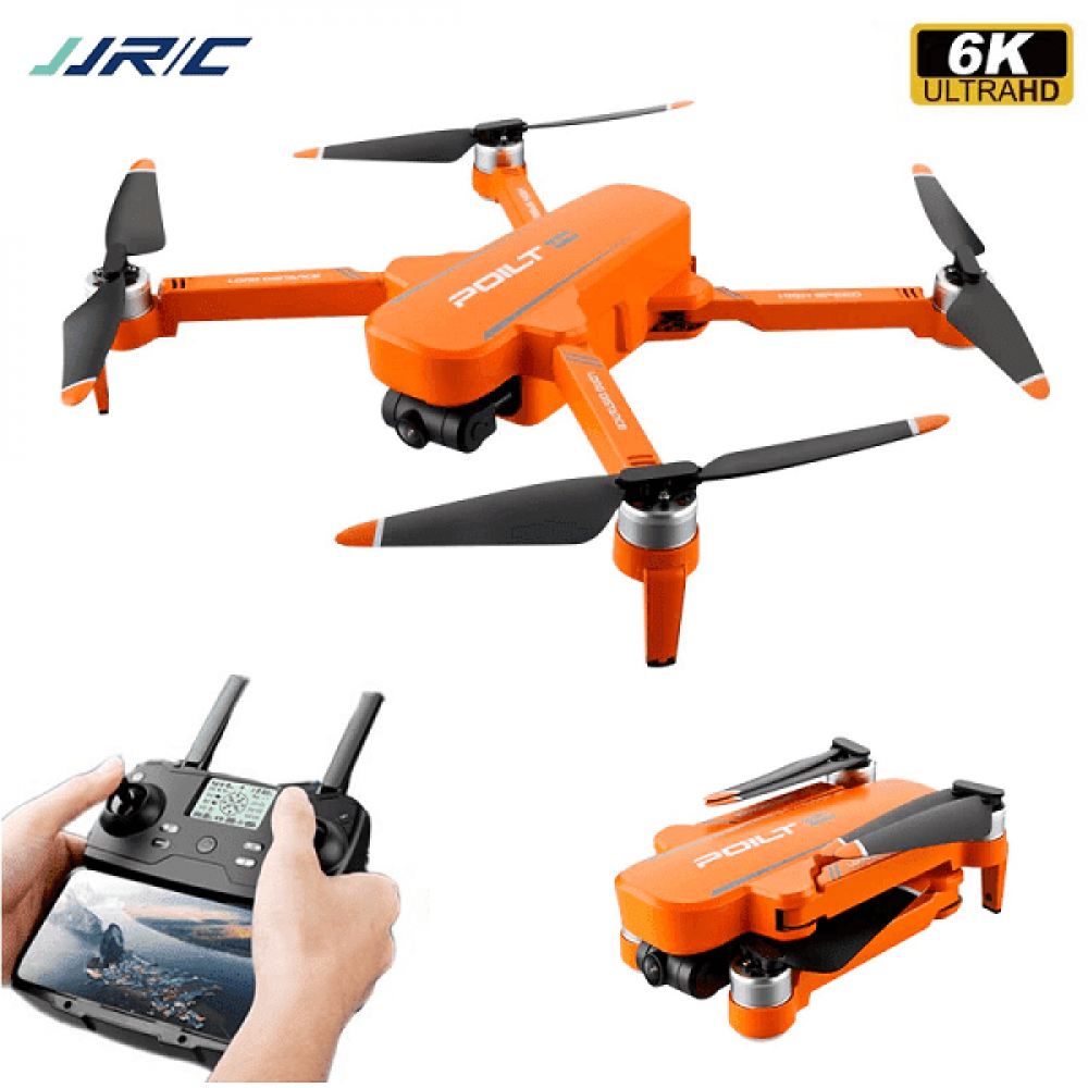 

Квадрокоптер JJRC X17 Orange − с камерой 6К, ESC, FPV, GPS, БК, до 1км, до 30мин