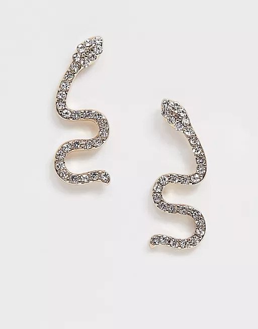 

Сережки Missguided Змійки A28 золотисті (P-6910806231324)