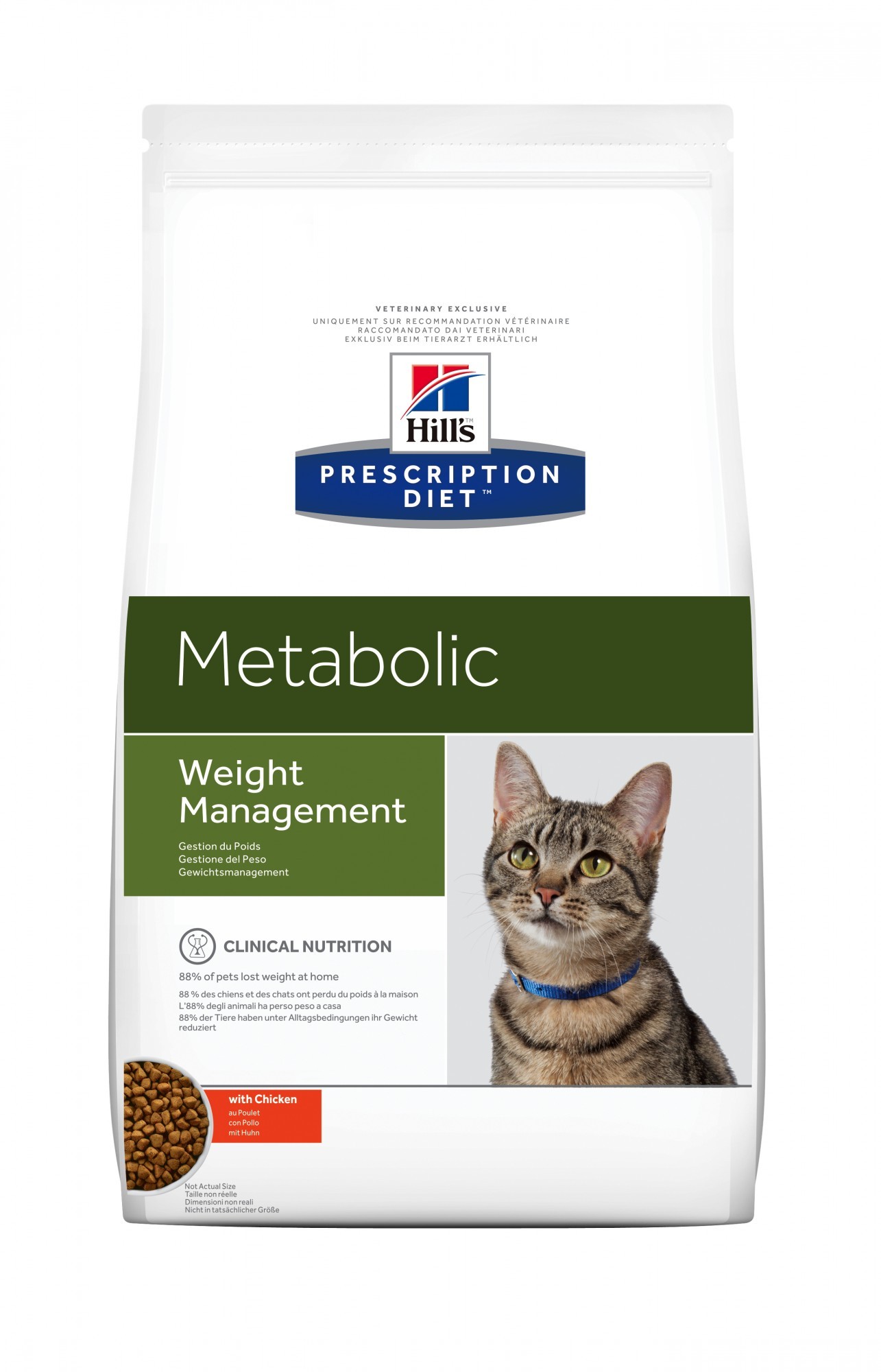 

Сухой корм для кошек Hill's Prescription Diet Feline Metabolic Weight Management с курицей 4 кг (2148) (052742214801)