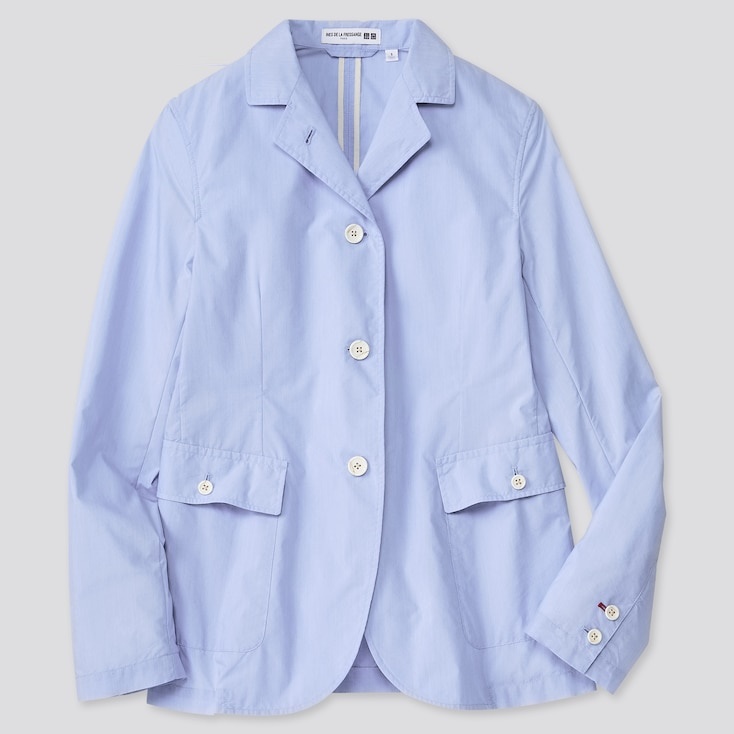 

Пиджак Uniqlo катоновый голубой ХL