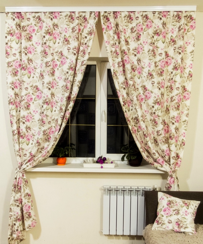 

Комплект штор в стиле Прованс Darcy Beige, 275*200 см (2 шт.)