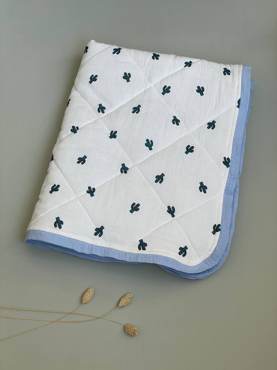 

Детский муслиновый плед Anny.Home 100*80 см Кактусы
