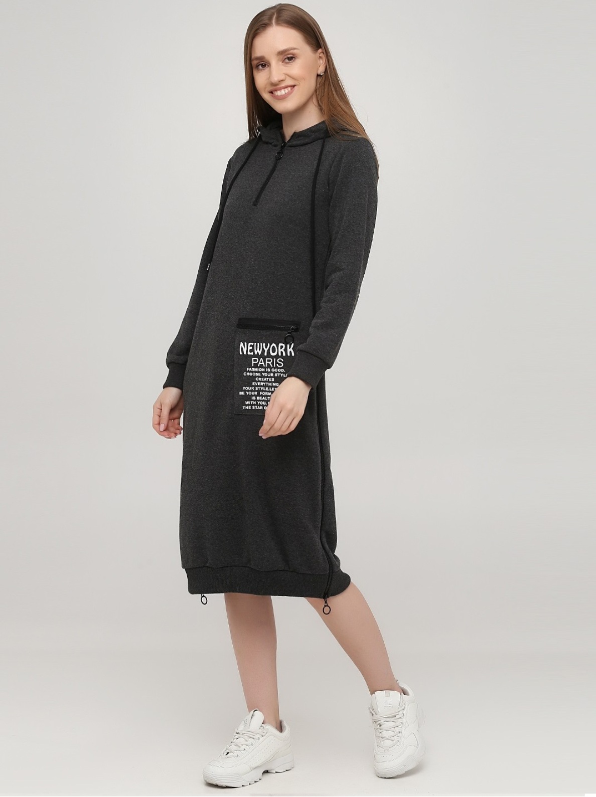 

Платье BEBE PLUS 24502  Серый, Платье BEBE PLUS 24502 L Серый
