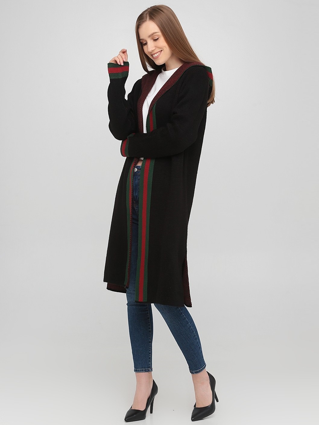 

Демисезонный кардиган Park Karoon 7618  Черный, Демисезонный кардиган Park Karoon 7618 One size Черный