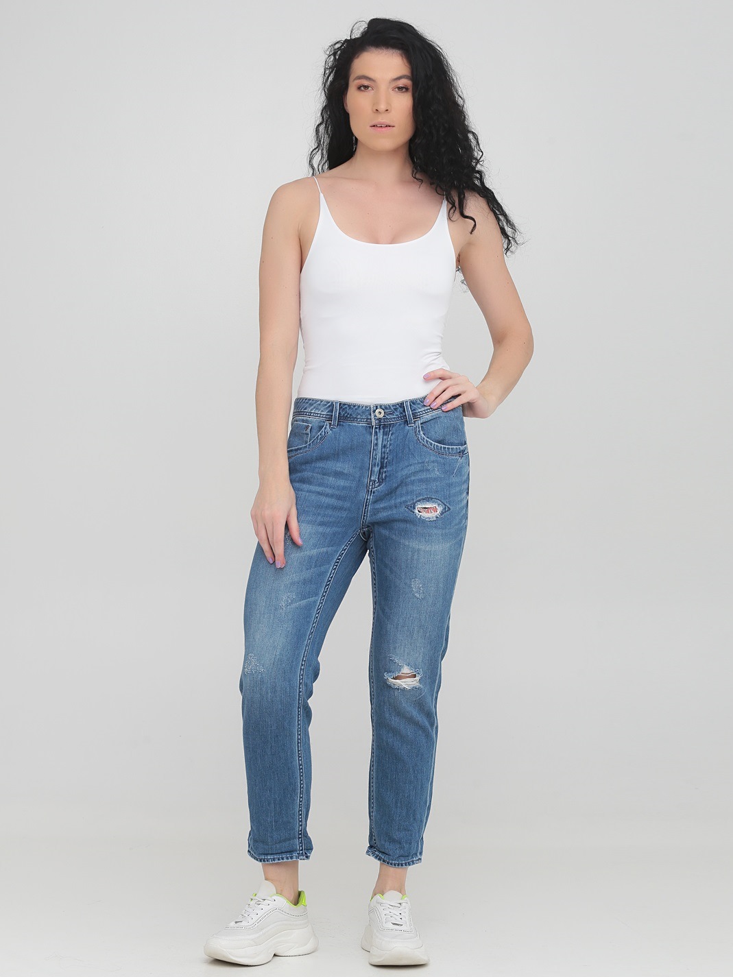 

Демисезонные укороченные, зауженные джинсы Only 116349554  Голубой, Демисезонные укороченные, зауженные джинсы Only 116349554 L Голубой