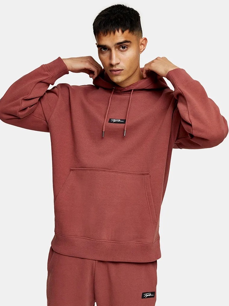 

Худи Topman 71C27ABRG  Бордовый, Худи Topman 71C27ABRG M Бордовый