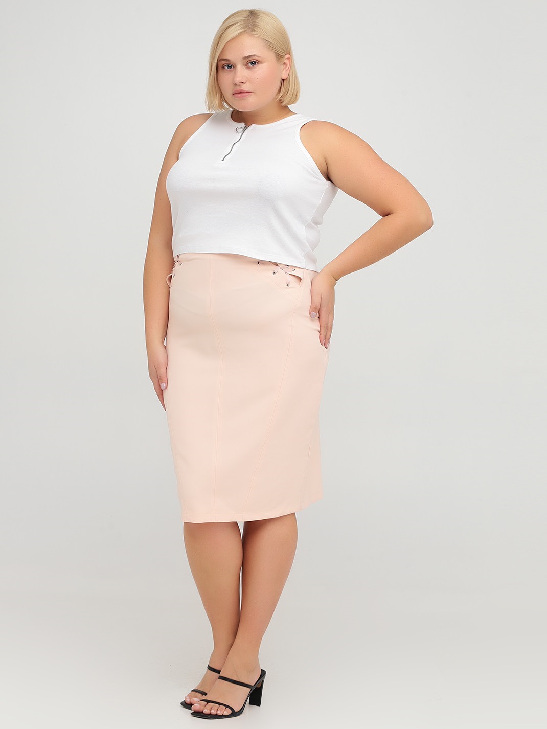 

Кэжуал однотонная юбка ASOS AS150520-1  Пудра, Кэжуал однотонная юбка ASOS AS150520-1 2XL Пудра