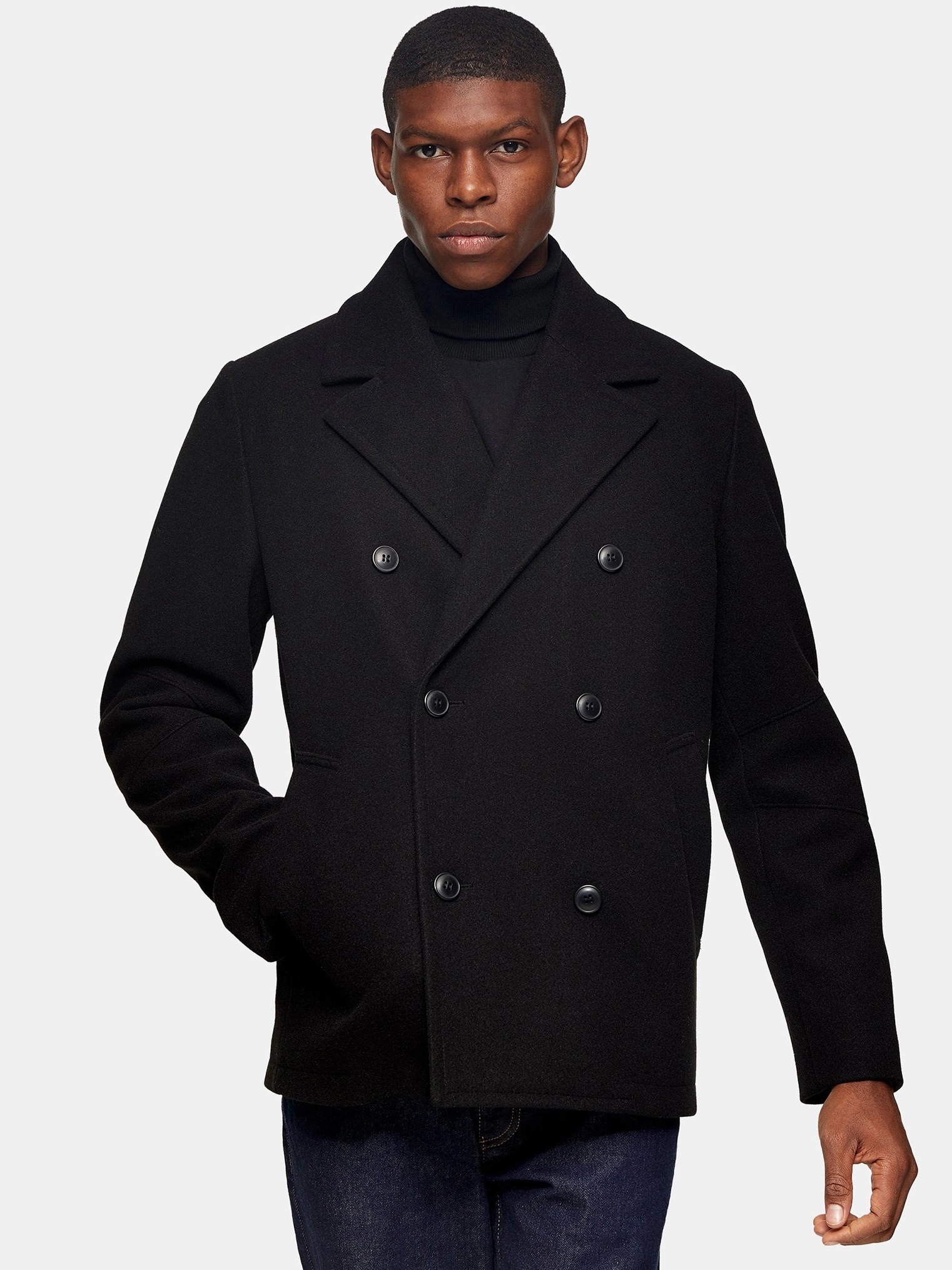 

Пальто Topman 64D10UBLK  Черный, Пальто Topman 64D10UBLK L Черный