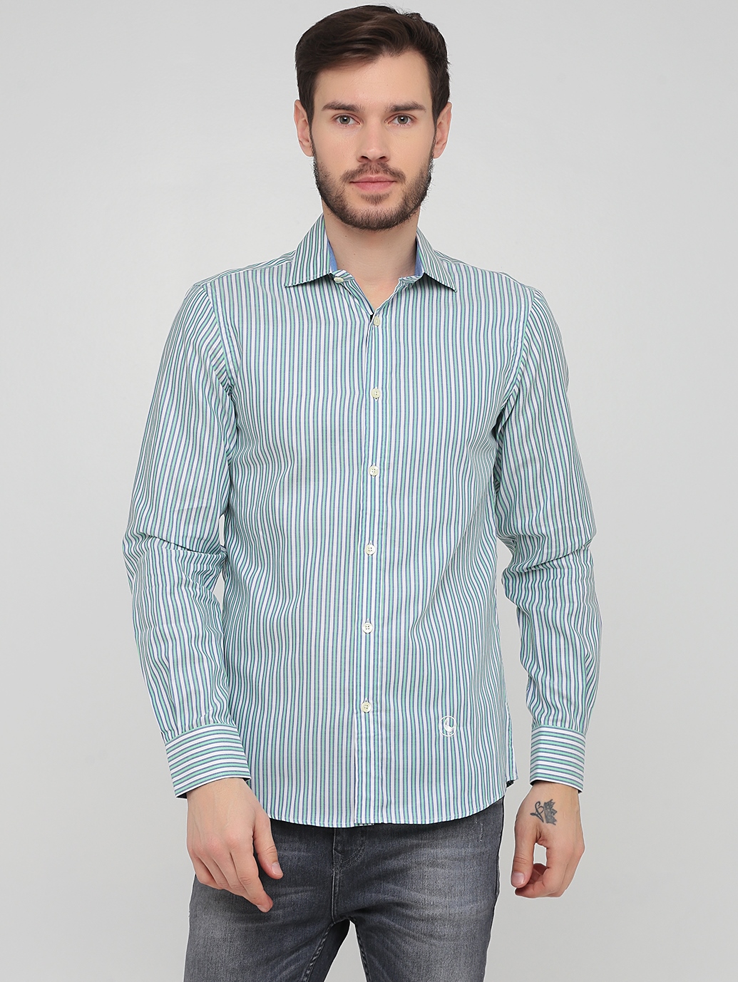 

Кэжуал рубашка в полоску El Ganso EG1018-72  Голубой, Кэжуал рубашка в полоску El Ganso EG1018-72 M Голубой