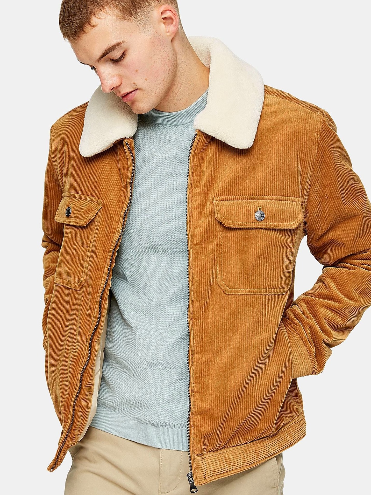 

Куртка Topman 64Q02UTAN  Коричневый, Куртка Topman 64Q02UTAN L Коричневый