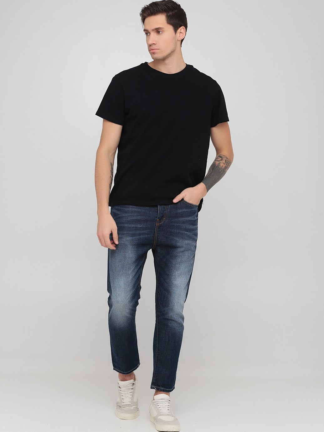 

Демисезонные прямые, укороченные джинсы Jack & Jones 216132016  Синий, Демисезонные прямые, укороченные джинсы Jack & Jones 216132016 S Синий