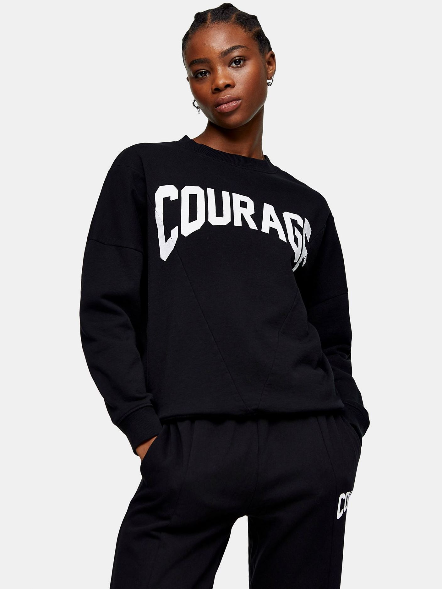 

Свитшот TOPSHOP 04A45TBLK  Черный, Свитшот TOPSHOP 04A45TBLK M Черный