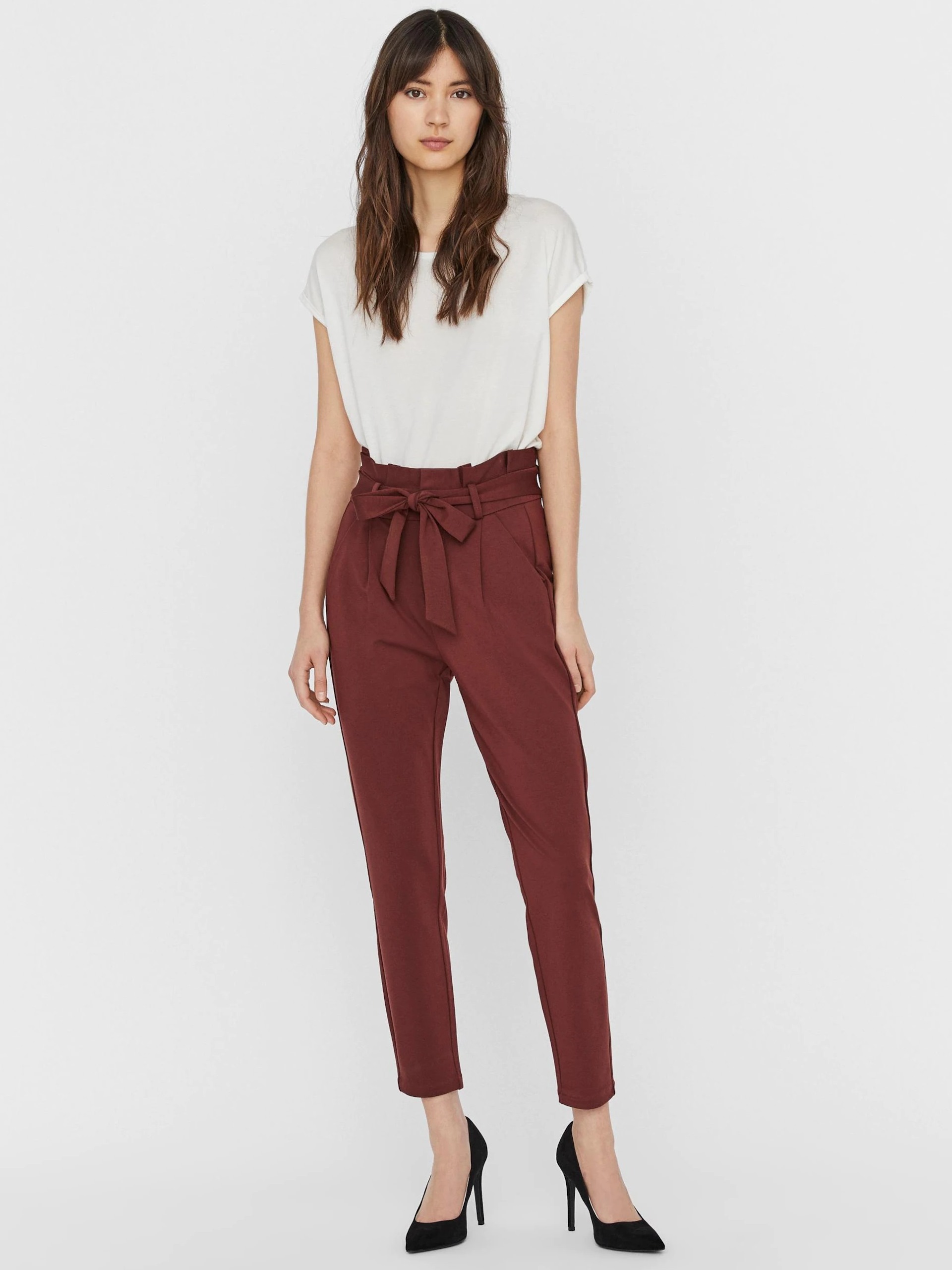 

Брюки Vero Moda 10205932  Бордовый, Брюки Vero Moda 10205932 S Бордовый