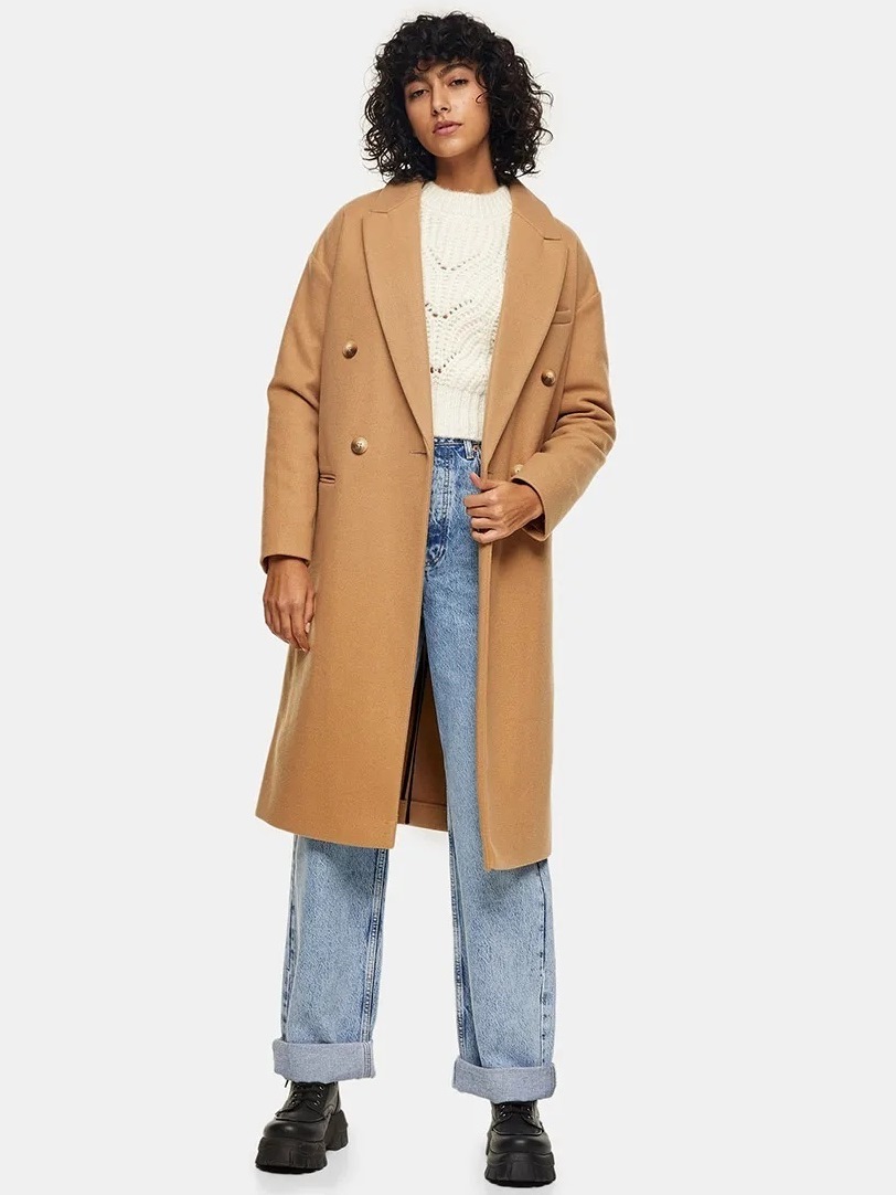 

Пальто TOPSHOP 07C20TCAM  Бежевый, Пальто TOPSHOP 07C20TCAM XS Бежевый