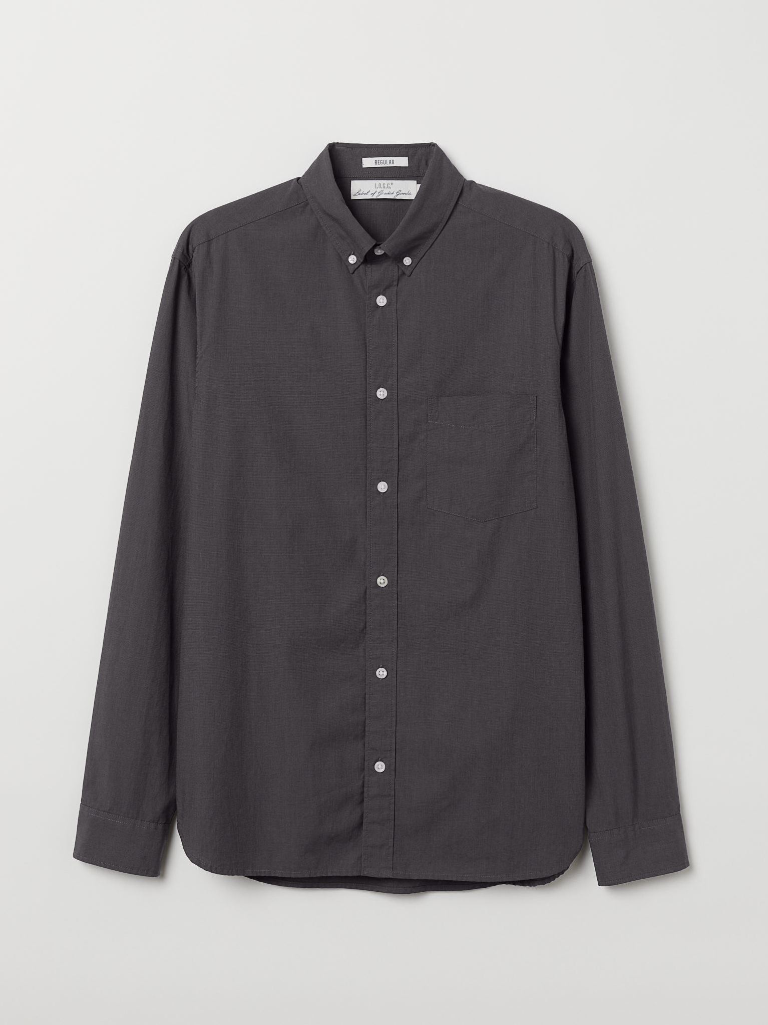 

Рубашка H&M 0560030  Серый, Рубашка H&M 0560030 S Серый