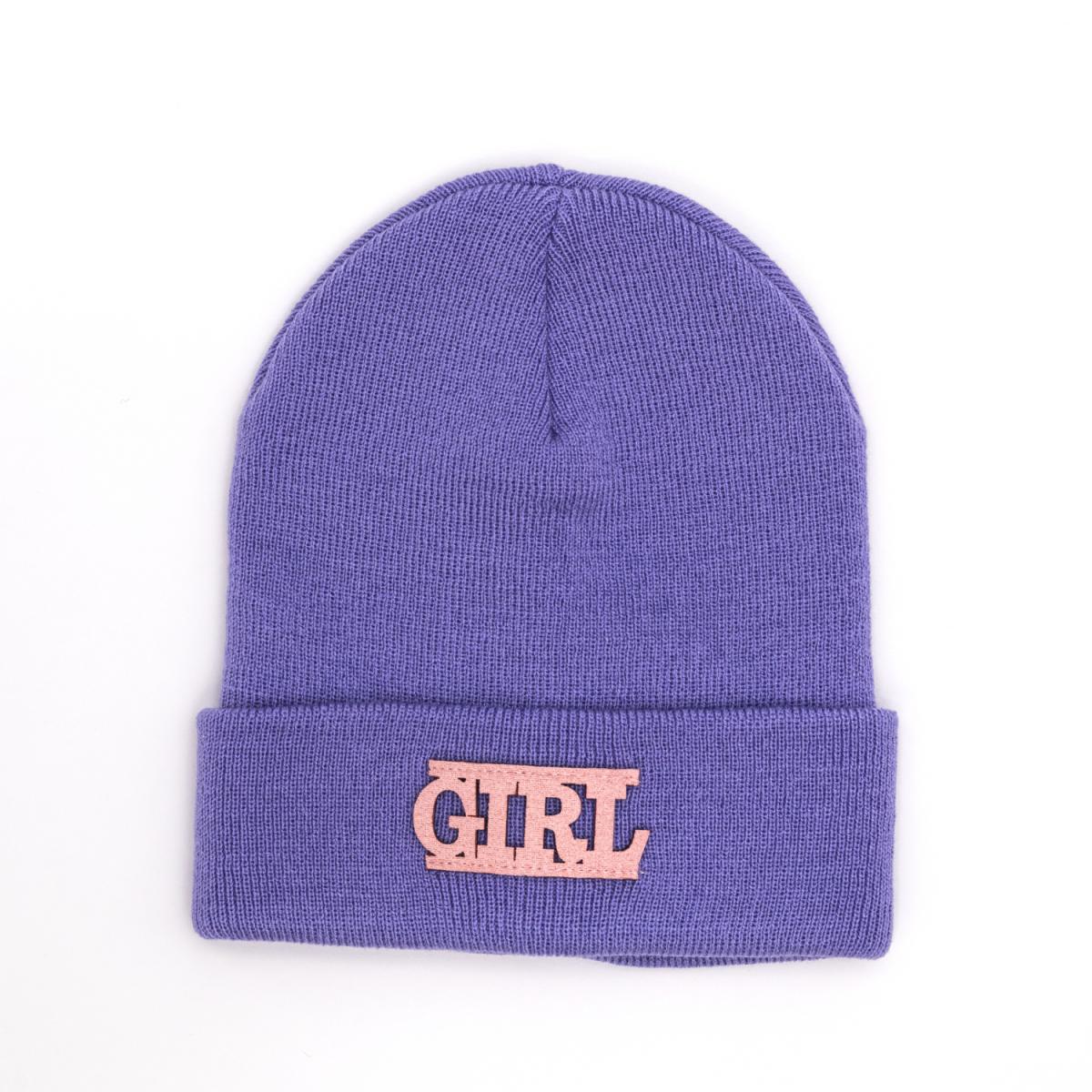 

Демісезонна дитяча шапка весна-осінь Аліса Ліловий 44-48 см. Alex