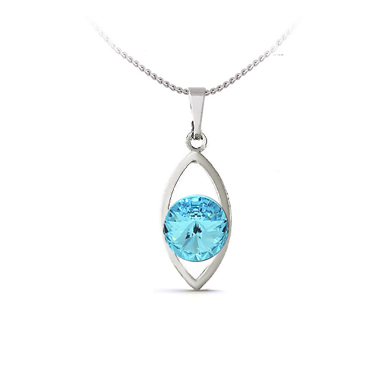 

Кулон c цепочкой KOBI MARTA со Swarovski 8 мм модели 7730-1497-196
