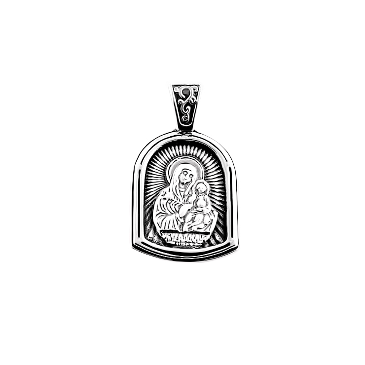 

Серебряная ладанка Meridian 925 пробы с чернением (Л0010ч)