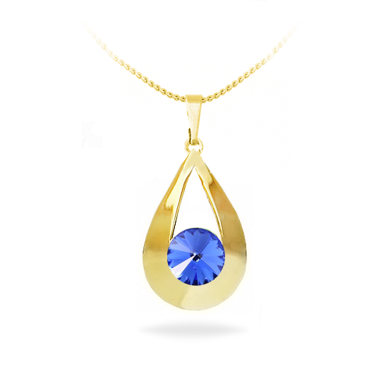 

Кулон c цепочкой KOBI LOREN со Swarovski модели 7730-1318-06-35