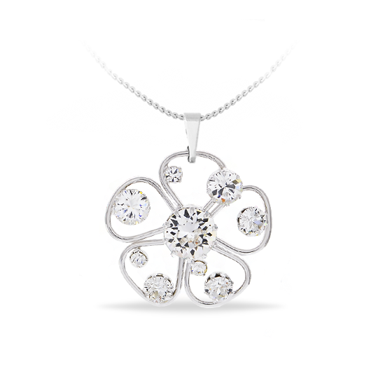 

Кулон c цепочкой KOBI MADLEN со Swarovski модели 7730-1084-06