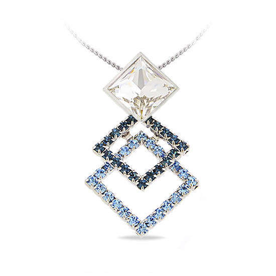 

Кулон c цепочкой KOBI KOSOСTVEREC со Swarovski модели 7430-3046-16