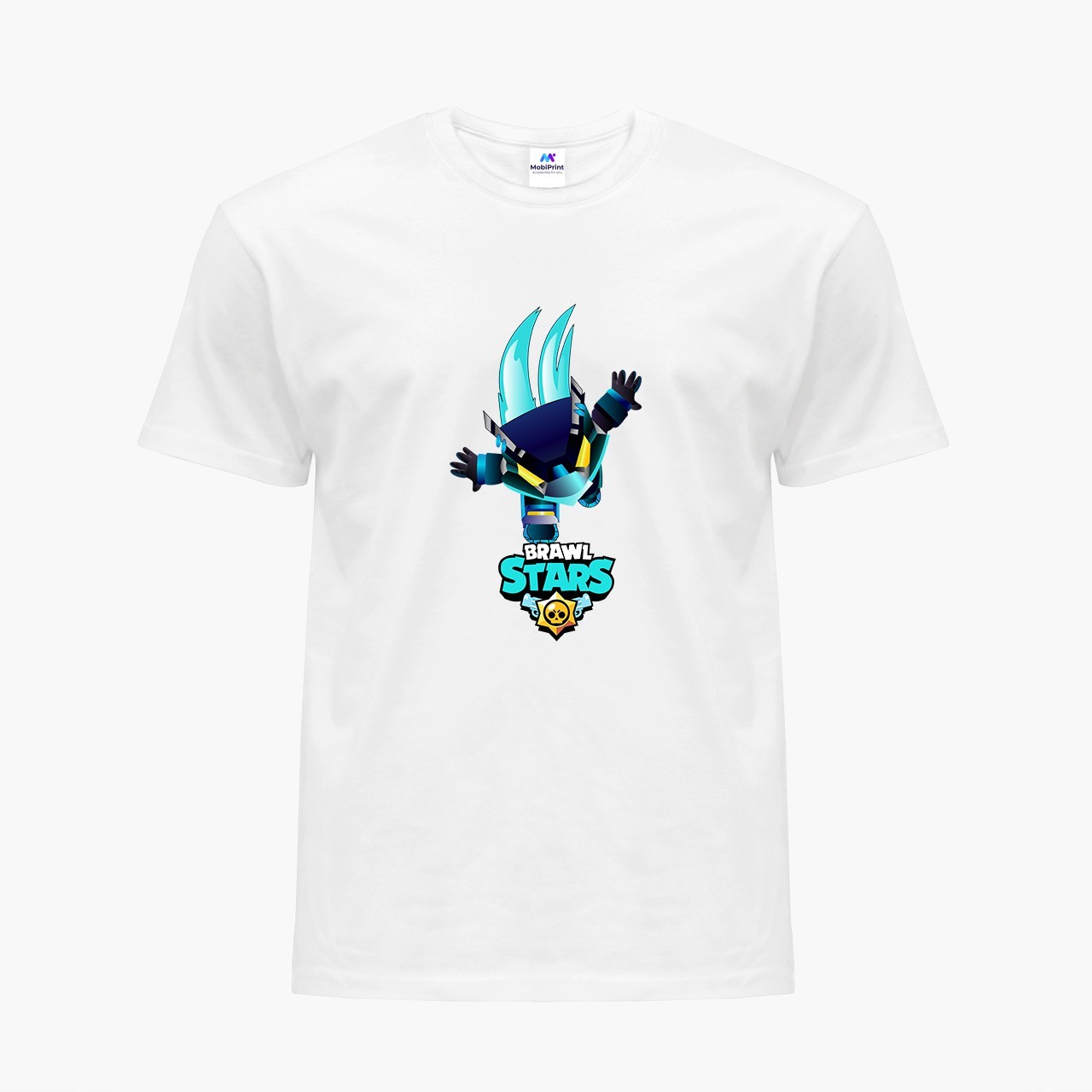 

Детская футболка Бравл Старс (Brawl Stars) (9224-1706) 146-152 см Хлопок Белый