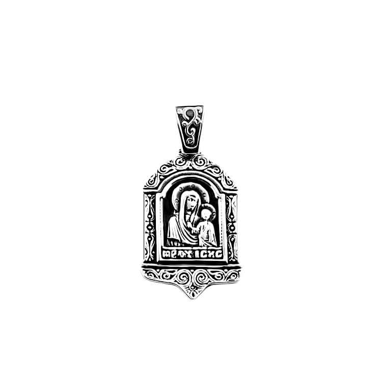 

Серебряная ладанка Meridian 925 пробы с чернением (Л0003ч)