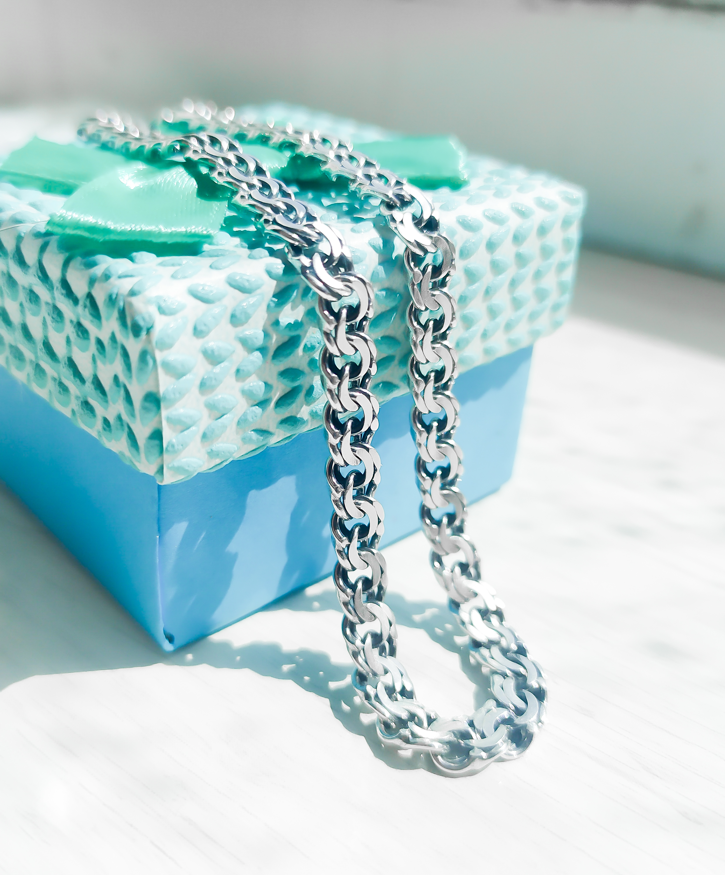 

Браслет из серебра Meridian 925 пробы плоский-плоский бисмарк в чернении 19,5 размер легкий