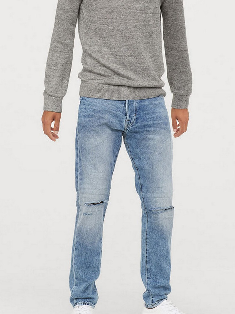 

Джинсы H&M 611020 W30 Светло-голубые