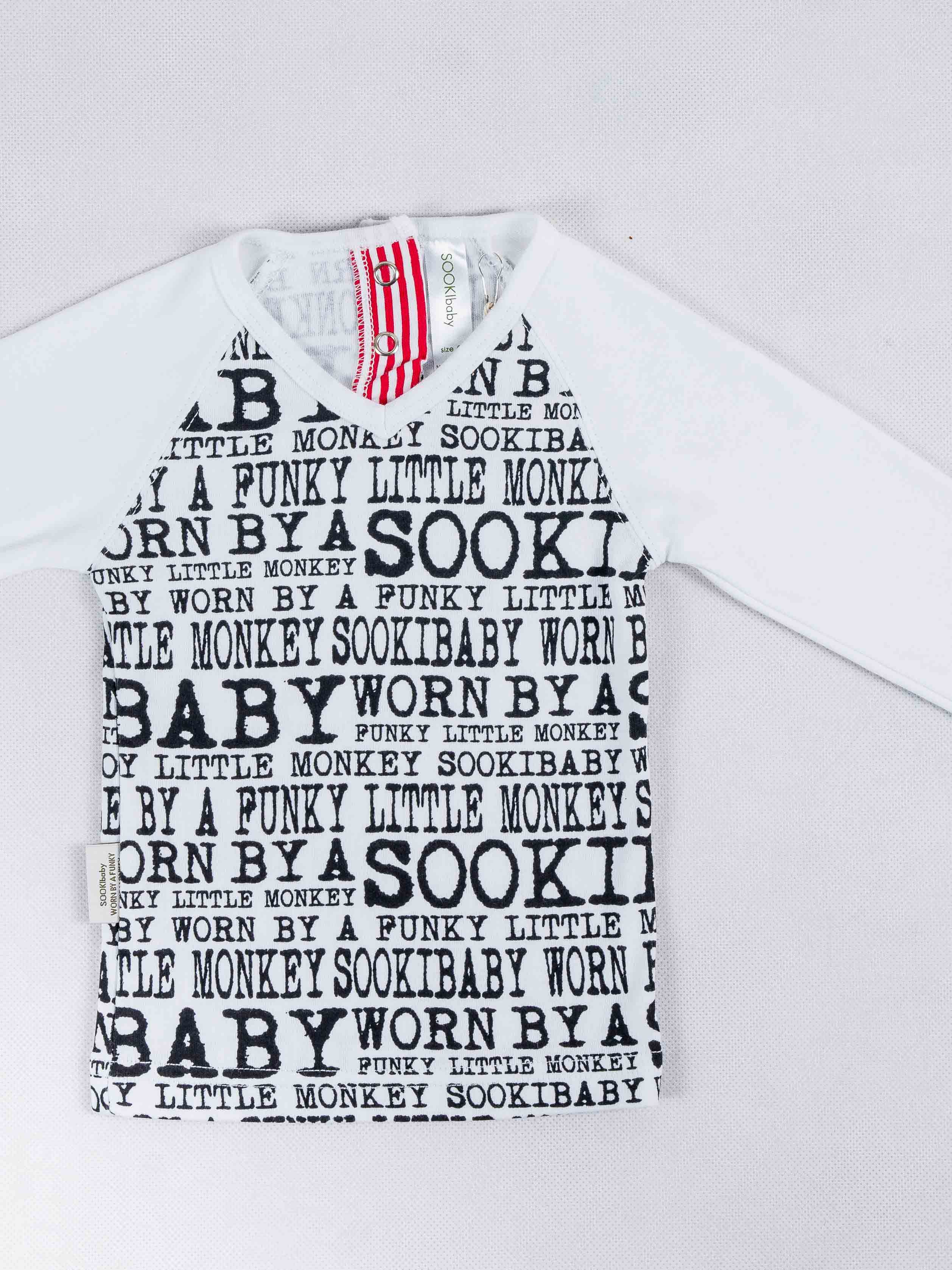 

Лонгслив SOOKIbaby SBLS11-1237 74 cm Белый