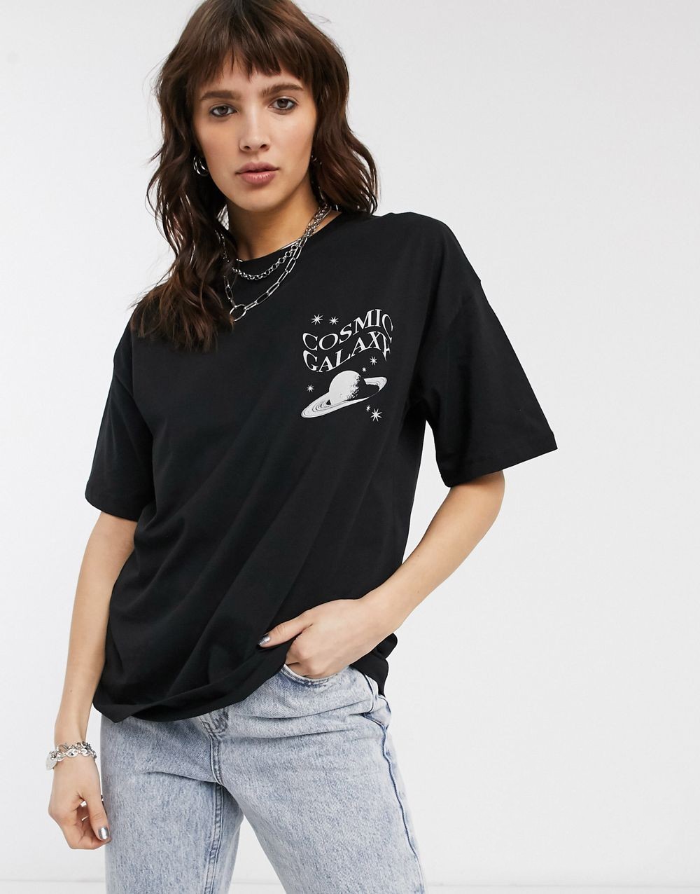 

Футболка женская Галактика Berni Fashion (S) Черный