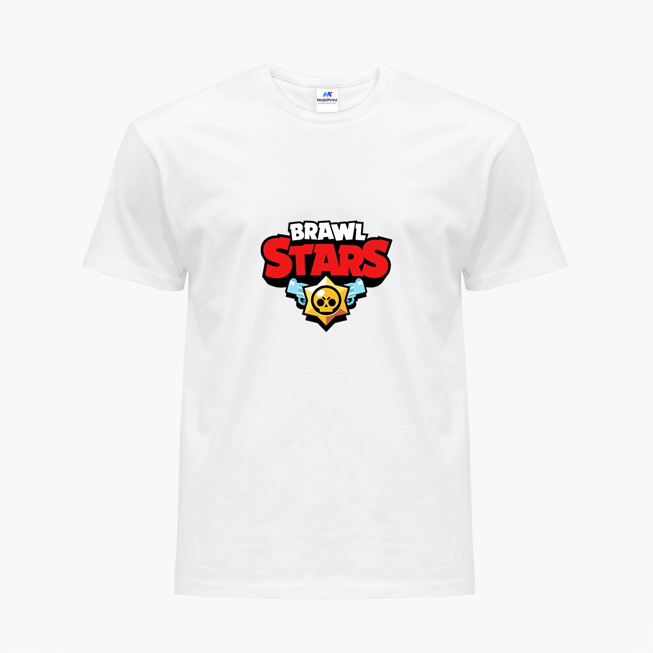 

Детская футболка Бравл Старс Лого (Brawl Stars Logo) (9224-1000) 110-116 см Хлопок Белый