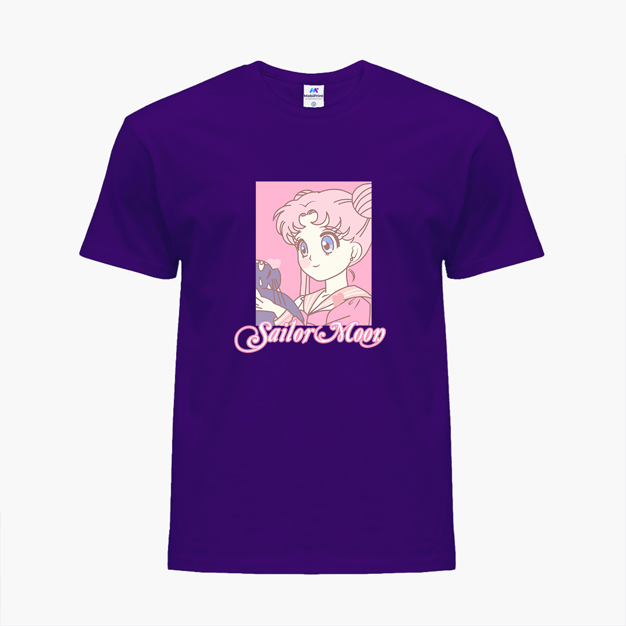 

Детская футболка для девочек Сейлор Мун (Sailor Moon) (25186-2914-22) 134-140 см Хлопок Фиолетовый