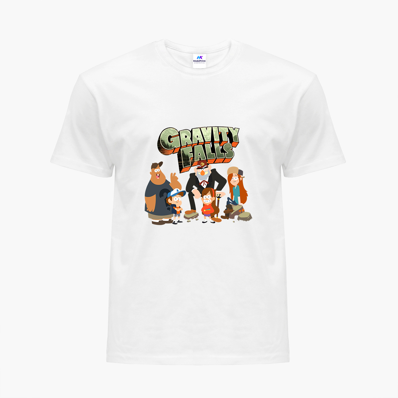 

Детская футболка Гравити Фолз (Gravity Falls) (9224-2628) 122-128 см Хлопок Белый