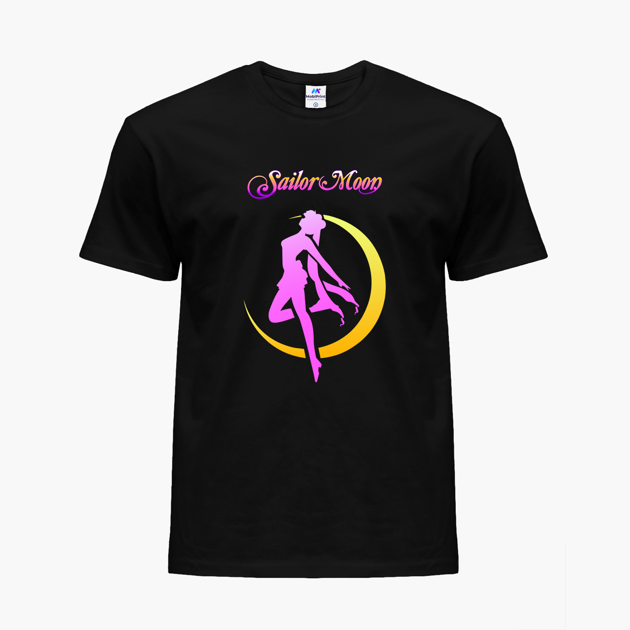 

Детская футболка для девочек Сейлор Мун (Sailor Moon) (25186-2658-10) 134-140 см Хлопок Черный